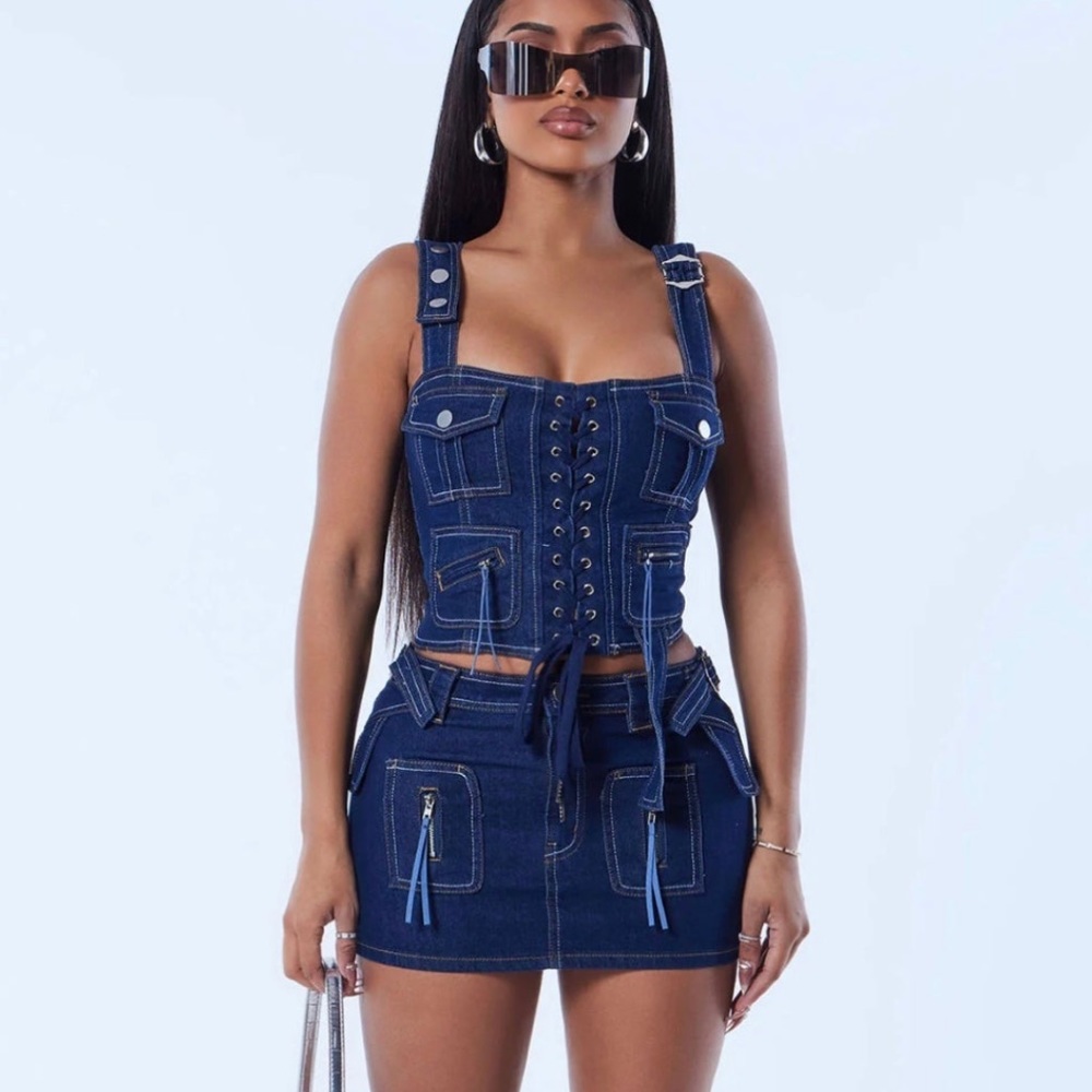 Fashion Nova Denim Set
